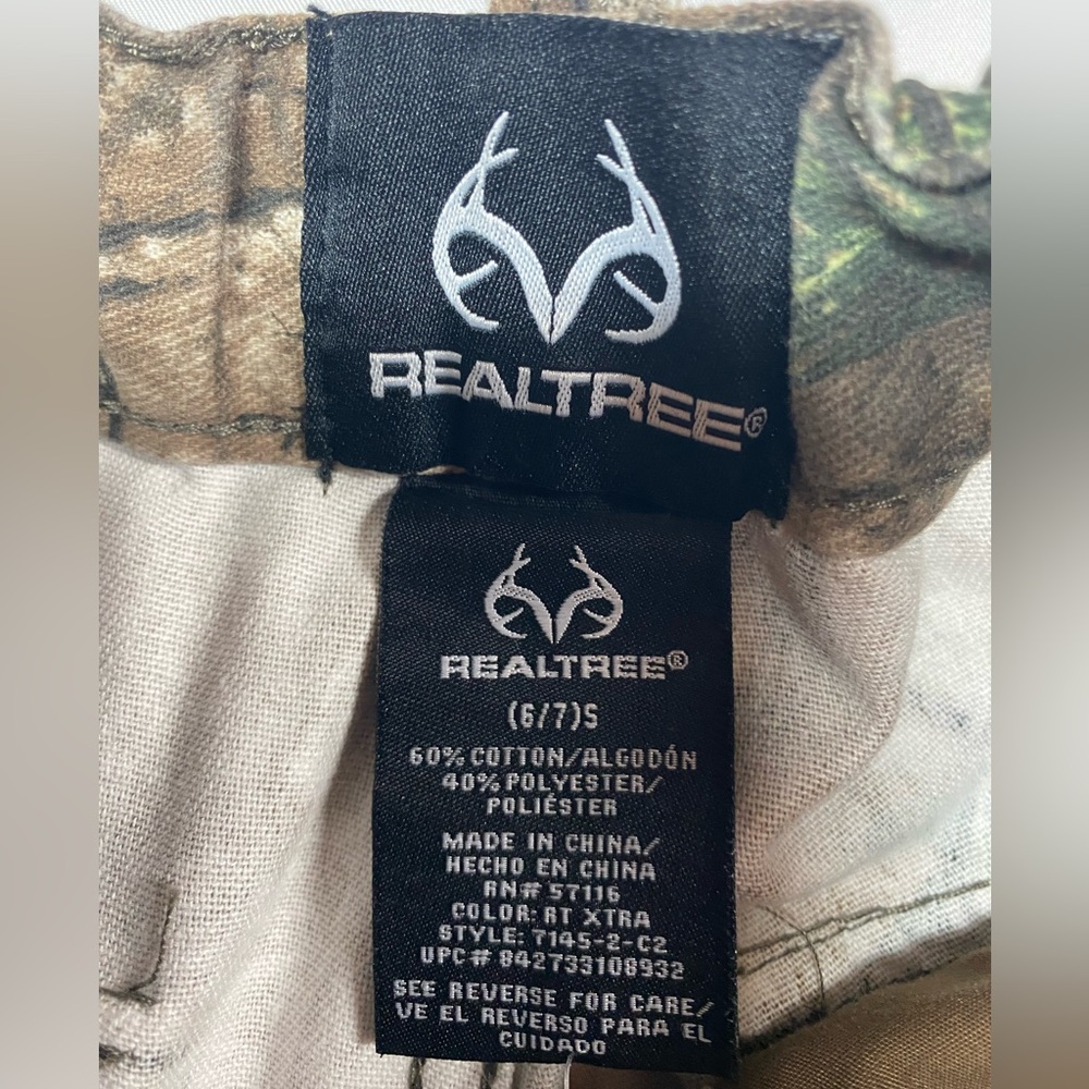 Realtree Camo Cargo Hunting Pants Boys (6-7) - Picture 3 of 4